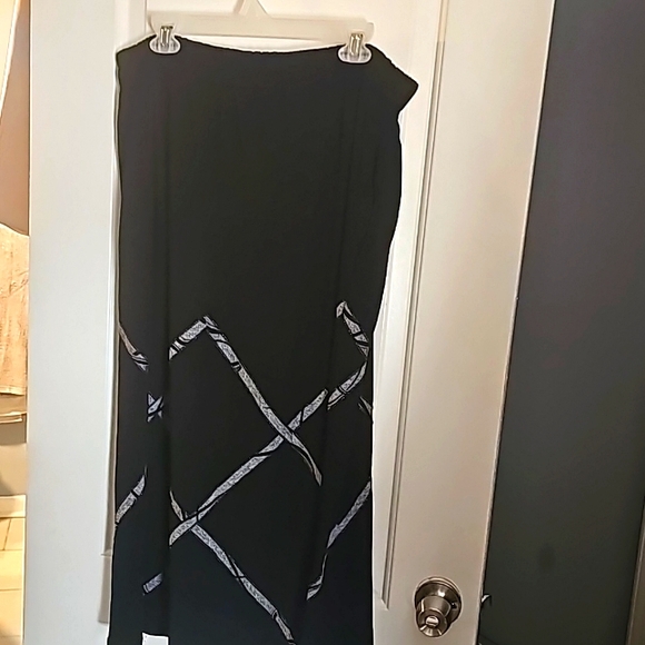 Sophia La Belle New York Designer 2pc Black Suit, Top & Skirt, Sz 16-18 Large - Picture 6 of 11